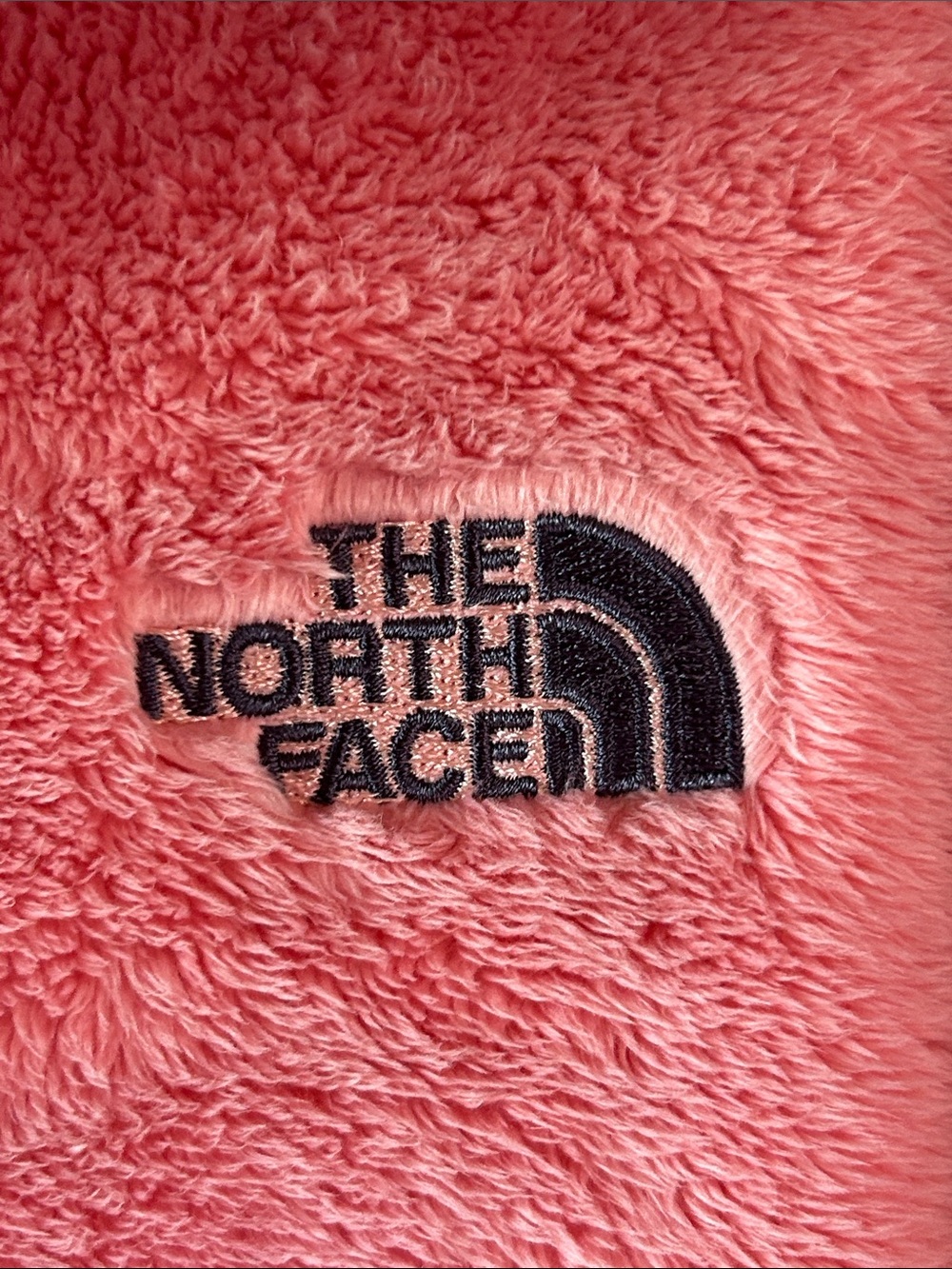 The North Face Pink/Peach Fleece Full Zip Jacket - Picture 3 of 7